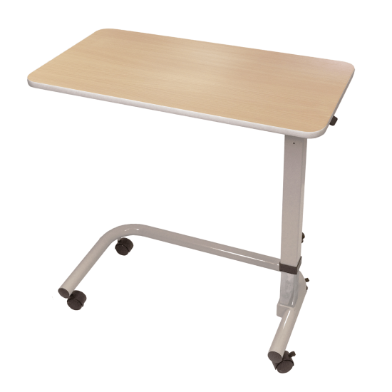 Aspire Overbed Table (White & Beech)